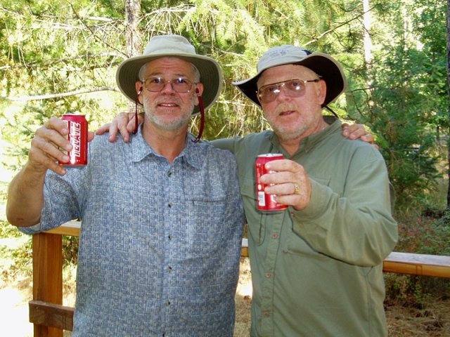 Mike and Allyn Back at the Cabin