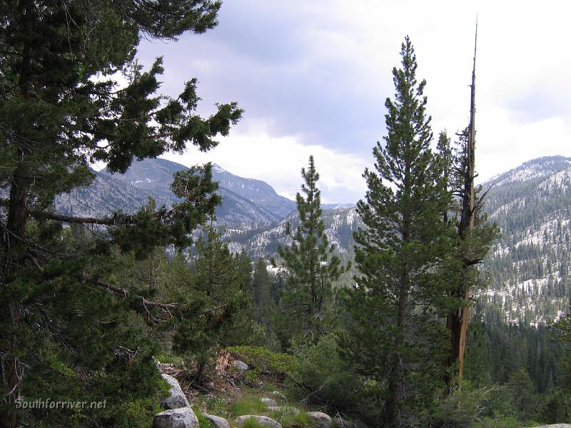 IMG_1809.JPG - Looking down into Mono Creek drainage - clouds are coming again today!